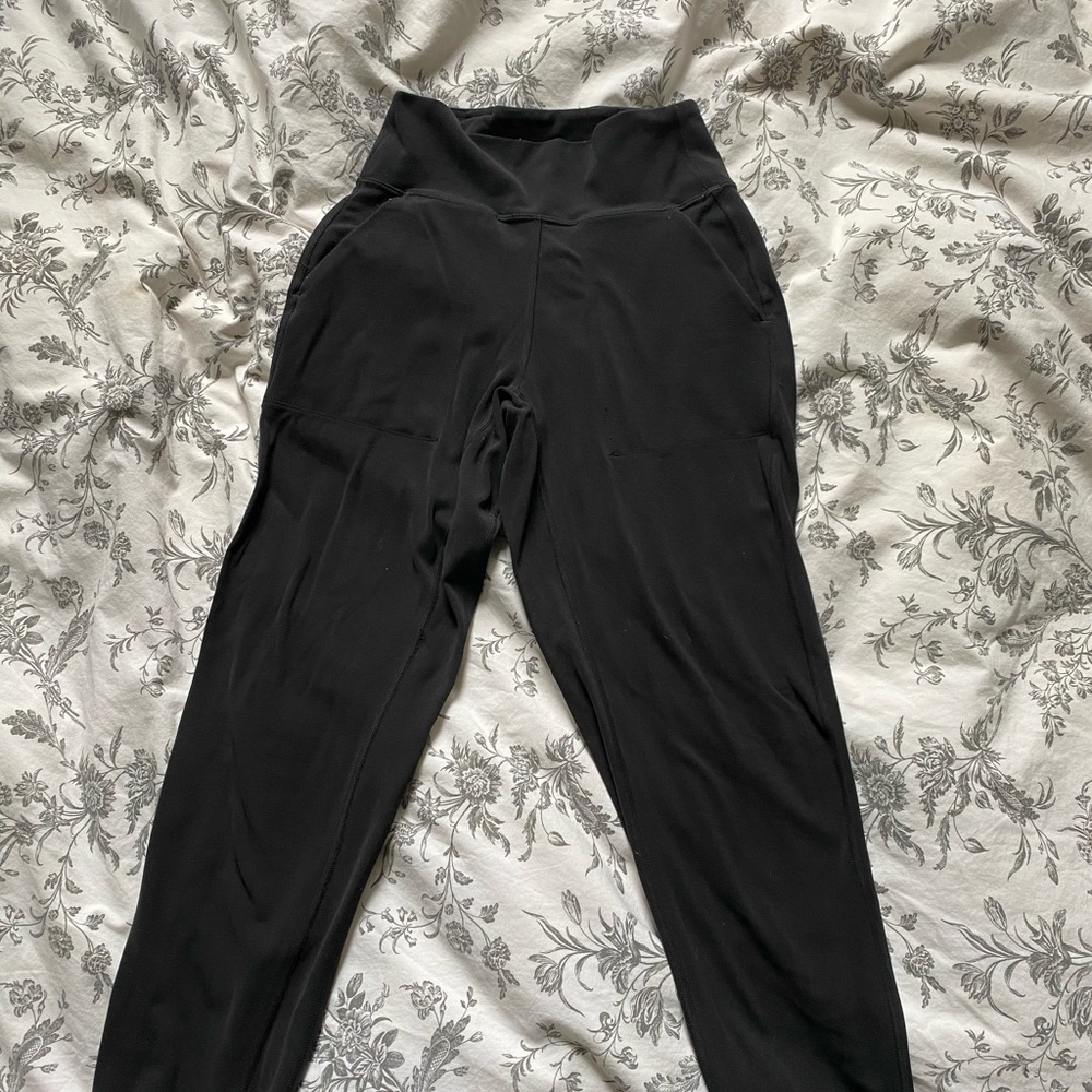 Black Lululemon joggers